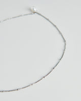 MN026 STAINLESS STEEL WITH FRESHWATER PEARL NECKLACE 