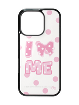 polka dot ribbon me glass case