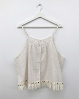 Clue Pearl Punched Bustier (2color)
