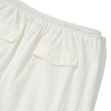 KIRSH PLAIN INCISION WOVEN PANTS [WHITE]