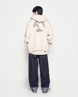 25FW A シンボルサークルナッピングフーディージップアップ