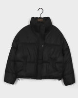 Yukan Matt Basic Oversized Fit Short Padded Jacket