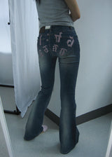 NEEDLEPOINT BOOTSCUT DENIM