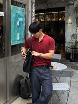 Non-peade regular denim pants