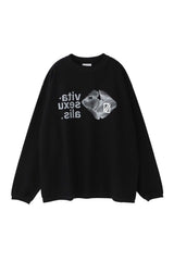 リバース長袖Tシャツ
