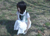 check sleeve skirt