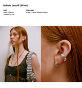 Bubble Earcuff (Silver)