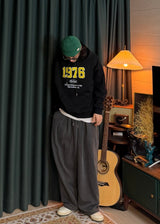 Pigment Balloon A-Line Wide Pants 4COLOR