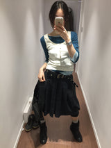 【即日発送】YWD スタッドウォレットベルト (1color)