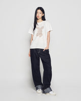 25FW WOMAN FUZZY RABBIT SHORT SLEEVE T-SHIRT