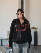 Blind washing balloon denim pants