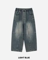 Block Panel Denim Pants