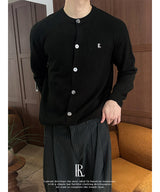 [ESSENTIAL LINE] Round neck basic cardigan(2color)