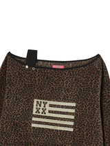 NYX FLUFFY OFF SHOULDER BROWN