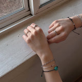 [MADE] Slim dot chain bracelet