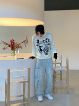 4 Take light blue denim