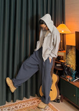 Soft Waffle Hooded Zip-Up  3COLOR