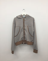 Melting Stripe Hooded Zip-Up (3color)