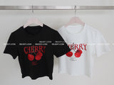 チェリーキッチュクロップド半袖Tシャツ