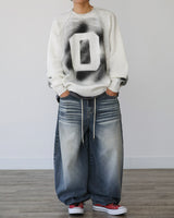 CROSS DEEP DENIM PANTS LB