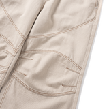 Biker Denim Pants - Cream