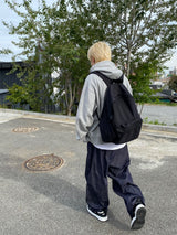 Space String ballon denim wide pants 2color