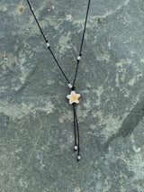watercolor starfish string necklace