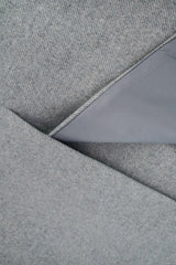 Herringbone double coat_gray