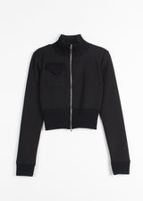 TOUCH KNIT ZIP-UP