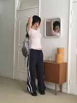 Mue ベーシックライン半袖Tシャツ