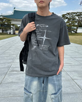 Bow Pigment Short Sleeve T-shirt