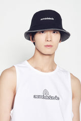 25SS ラインポイントバケットハット ブラック