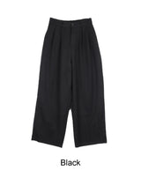 Maison two tuck banding slacks