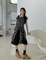 Chilled Cotton Overfit Check Shirt