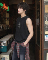 (UNISEX) トリニティ ピグメント ノースリーブ