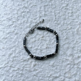 オブシディアン ブロック ブレスレット