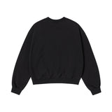 25SS スターラビットクロップスウェットシャツ ブラック