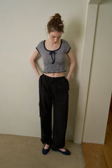 Pocket work pants_black