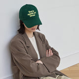 TMV Lettering Ball Cap / Twill Green