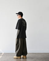 オン ドローイング レイヤード ロングスリーブ Tシャツ