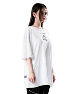NO.122 BAR CODE T-SHIRT WHITE