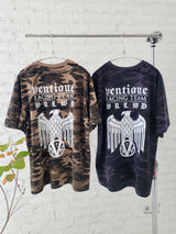 VENTIQUE イーグルスチームカモTシャツ2カラー