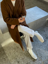 White chelsea boots