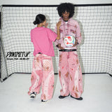 A1 Wide Barrel - Grain Dual Pink Picasso Splatter