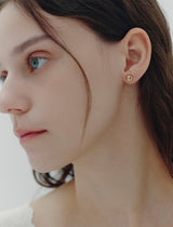 26SS★ H Edition Silver Pillow Earrings