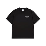 25FW BORDER LINE BASIC LOGO SHORT SLEEVE T-SHIRT BLACK
