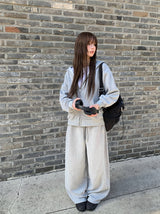 Daz Rivet Cut Wide Two-Way Banding Pants