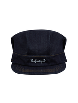 ULTIMATE LOGO DENIM RAILROAD CAP (NAVY)