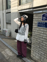 コーデュロイピンタックカーゴパンツ (3color)
