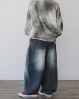 CROSS DEEP DENIM PANTS LB